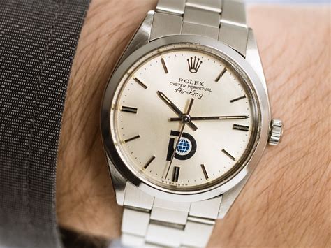 rolex air king 5500 on wrist|rolex air king 5500 value.